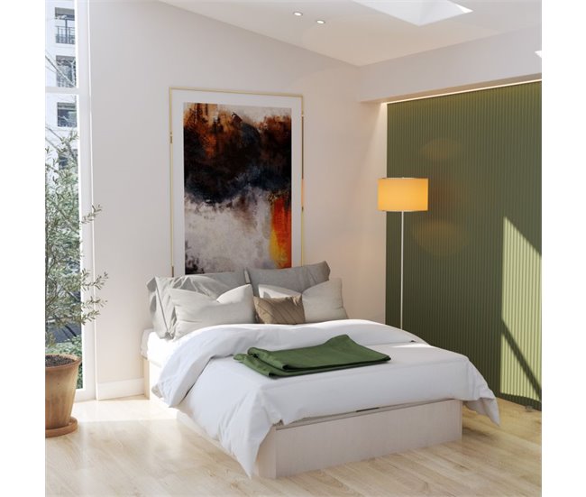 Canapé Luxury Plus 3D 135x190 Blanco Veta