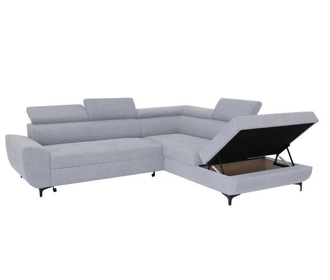 Rinconera con cama WESLEY Gris