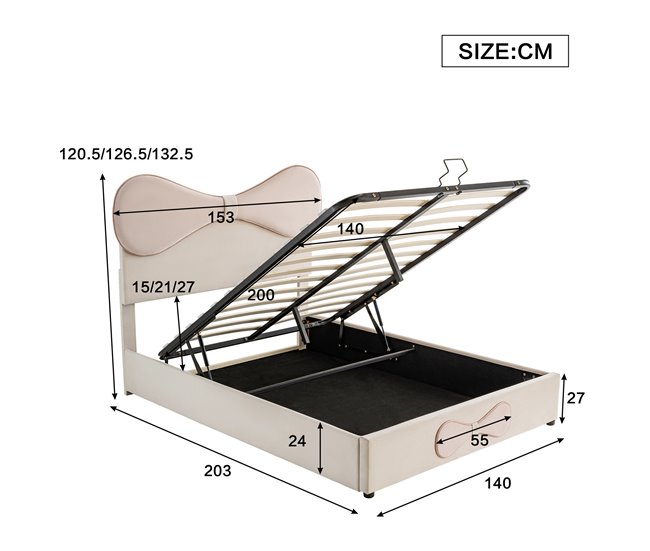 Canapés abatibles Blanco