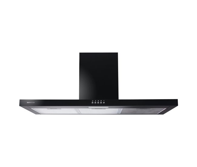 INFINITON Campana de Pared CMPT-TSH9B63N, 400 m3/h, T-Invertida Negro