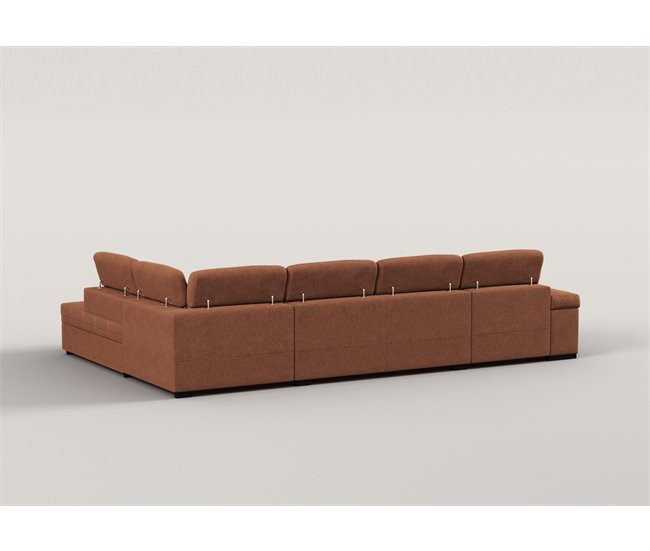 Rinconera con forma de U XXL STEWART Terracota