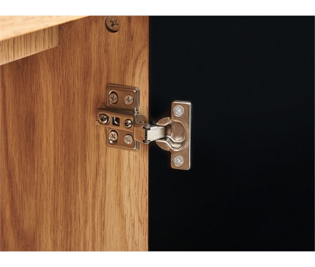 Beliani Aparador BRISTOW 76 Negro