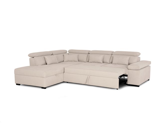 Rinconera reversible con cama STEWART Beige