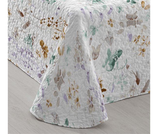 Colcha Bouti Estampada + Fundas Cojines Sortelha 