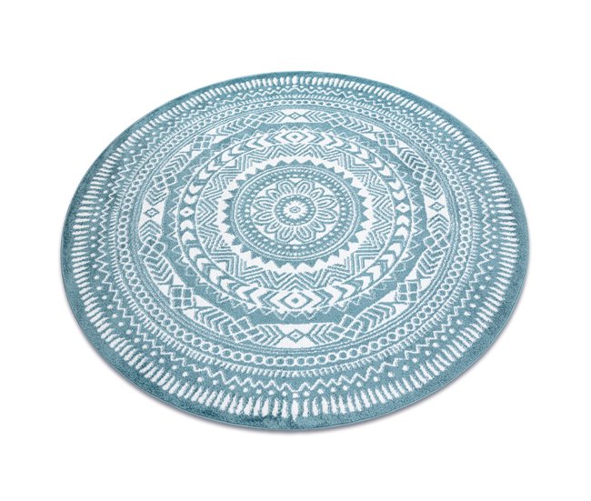 Alfombra FUN Napkin servilleta circulo 160x160 Azul