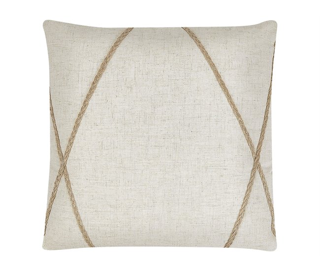 Beliani Cojín decorativo LICUALA Beige