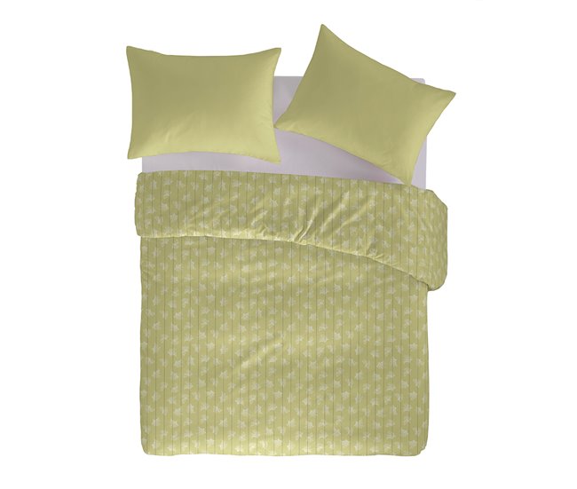 Funda nórdica lino/algodón orgánico LANGKA Amarillo