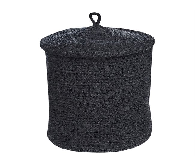 Beliani Estante de baño pequeño SILOPI Negro