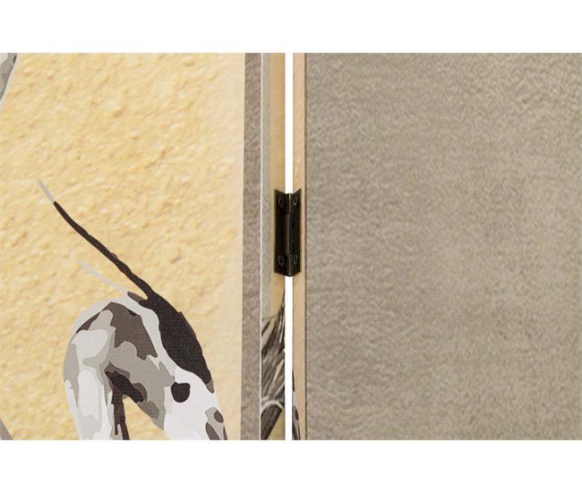 Biombo Lienzo Adda Home Negro