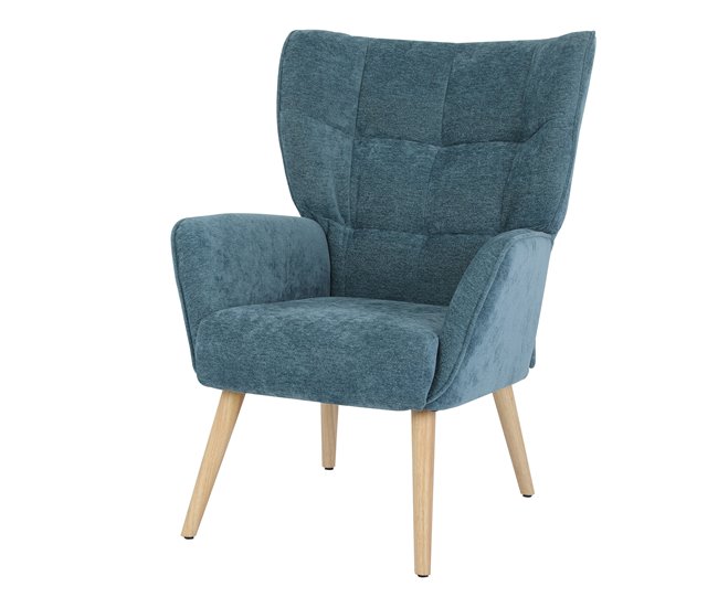 Sillón decorativo TYRA Azul