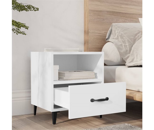 2 Mesitas de Noche 40 Blanco