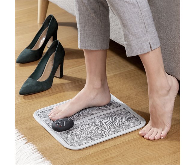 Masajeador Electroestimulador de Pies y Piernas Negro