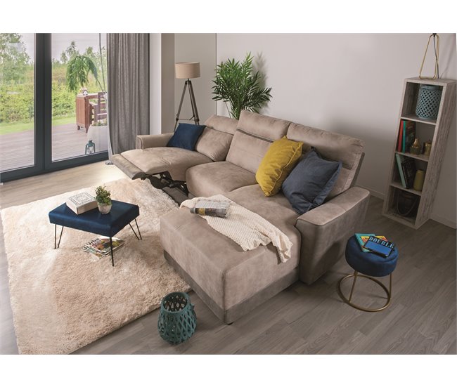 Chaise longue relax eléctrico MOON Gris