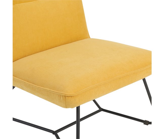 Sillón decorativo LEO Amarillo