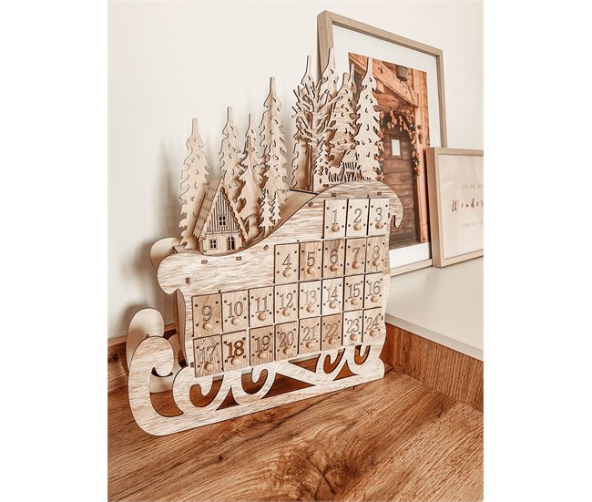 Beliani Accesorio decorativo IMPALA Marron