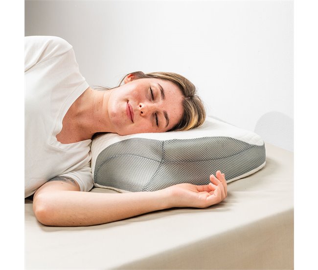 Almohada Cervical Ergonómica 3 en 1 Blanco