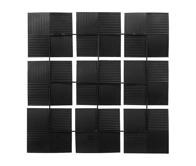 Beliani Decoración de pared TITANIUM Negro