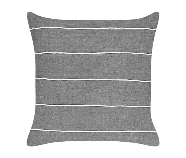 Beliani Cojín decorativo MILAS Gris