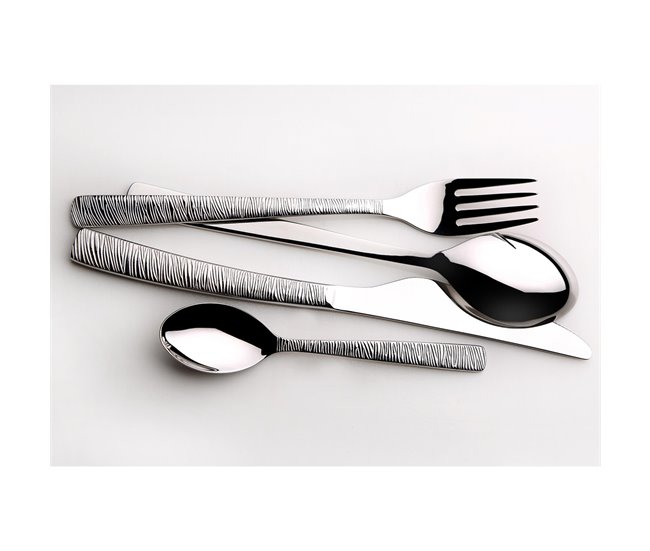 Set de 2 Cuchillos de mesa LYON Bergner Plateado
