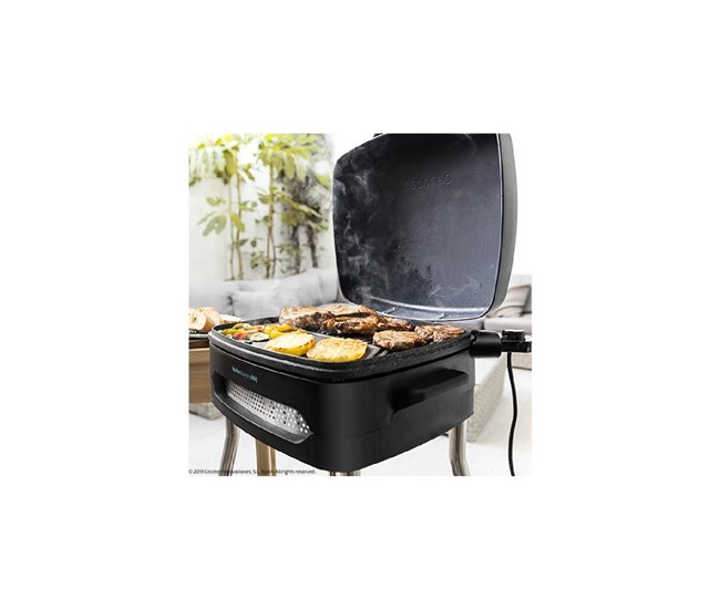 Barbacoa eléctrica PerfectCountry BBQ Cecotec Negro