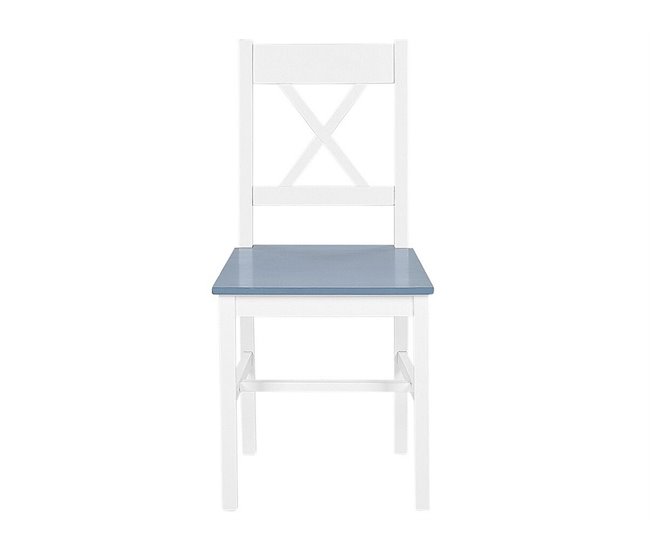 Beliani Conjunto de comedor MOANA Blanco