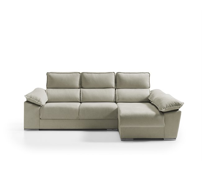 Chaise longue con arcon DIWY Beige