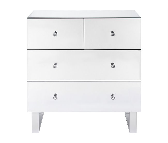 Beliani Cómoda NESLE Gris