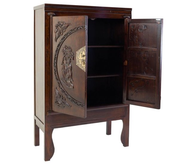Armario de madera Marron