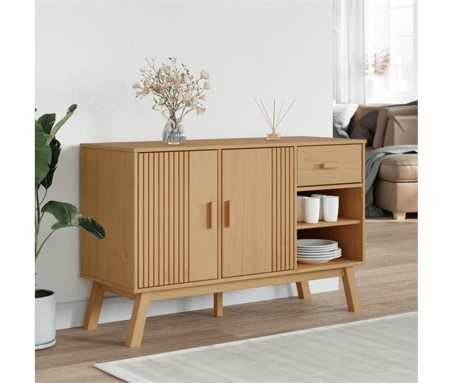 Aparador 114 Gris/natural