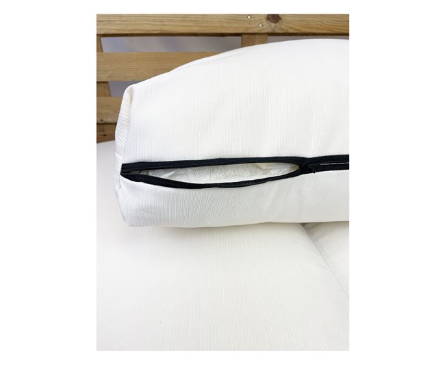 Acomoda Textil - Cojines Sofá Palets 2 Plazas 120x50 Beige