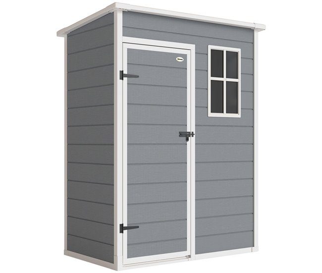 Caseta de Jardín PP, Aleación de Aluminio Outsunny Gris