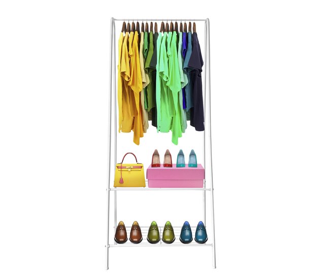 Perchero Burro Metálico Premium Angle Nyana Home Negro