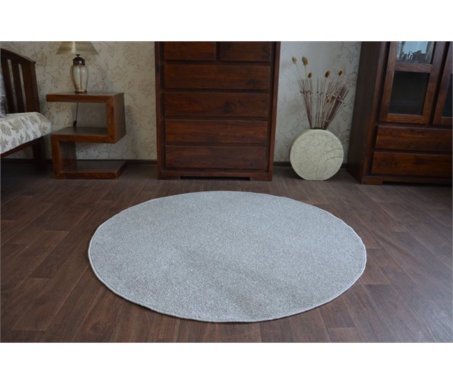 Alfombra ETON círculo 170x170 Gris