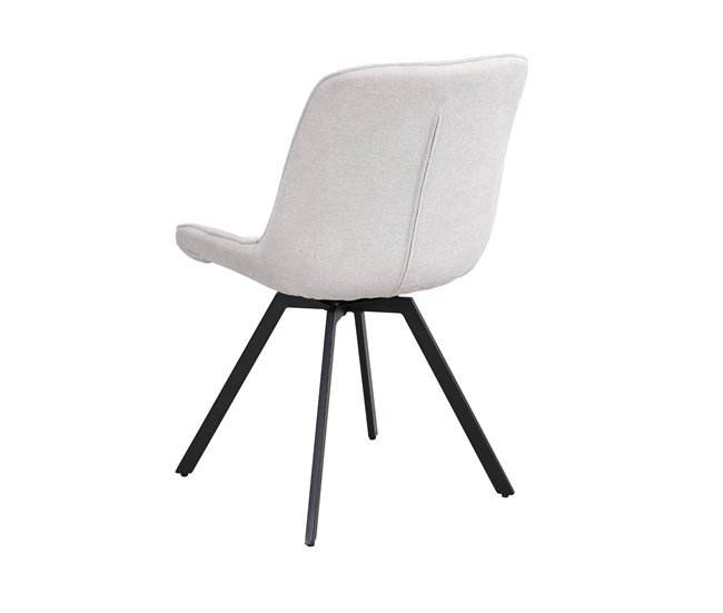 Pack de 4 sillas giratórias ALISON  Beige