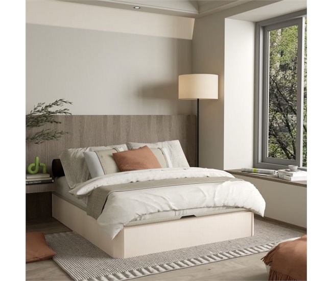 Canapé Luxury 3D 150x190 Blanco Veta