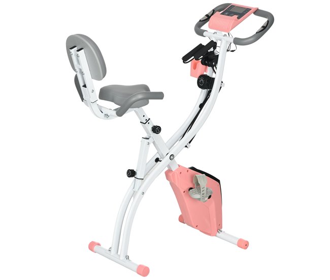 Bici Urbana Bicicleta Fija Horizontal Con Respaldo HOMCOM