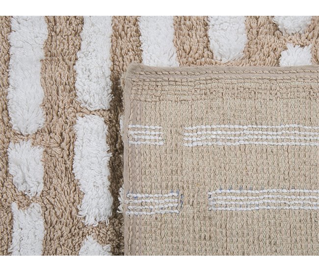 Beliani Alfombra de pelo corto AHIRLI Beige