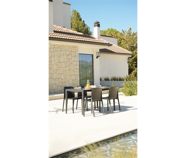 Silla de jardín GRANA Antracita