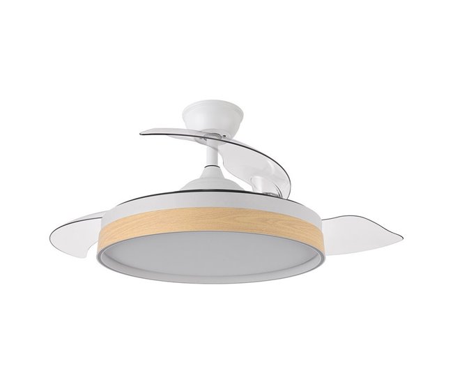 Ventilador De Techo Metal Serie Iglu Blanco