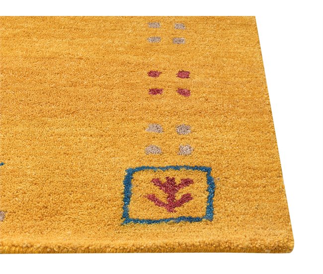 Beliani Alfombra de pelo corto ATALAN 80x150 Amarillo