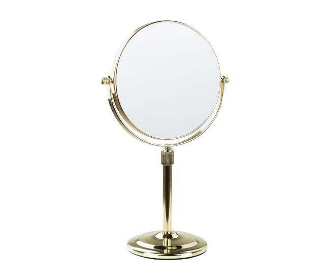 Beliani Espejo de maquillaje AVEYRON 20x13 Dorado