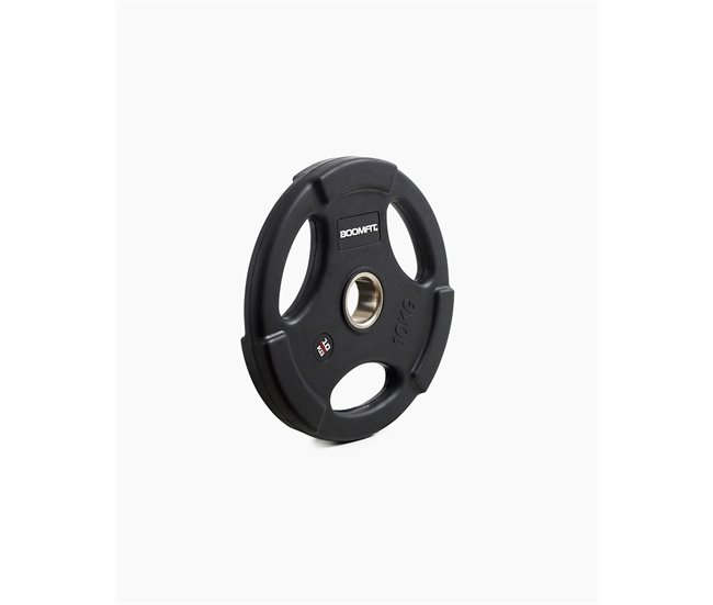 Disco Olímpico 10Kg - BOOMFIT Negro