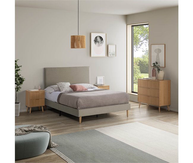 Cabecero tapizado Aura 90 Beige