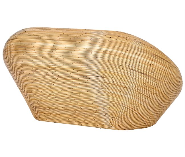 Beliani Conjunto de jardín Ratán MAIORI Natural