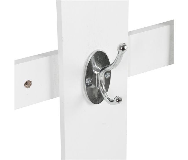 Conjunto Muebles de Entrada Tablero de partículas HOMCOM 90 Blanco