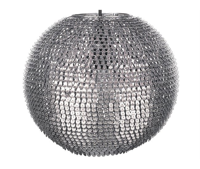 Beliani Lámpara colgante SEINE Cobre