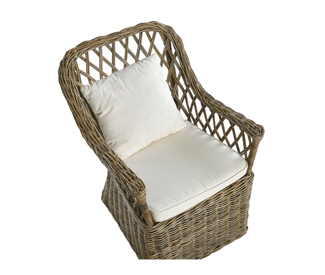 Beliani Conjunto de comedor MAROS/OLBIA Natural