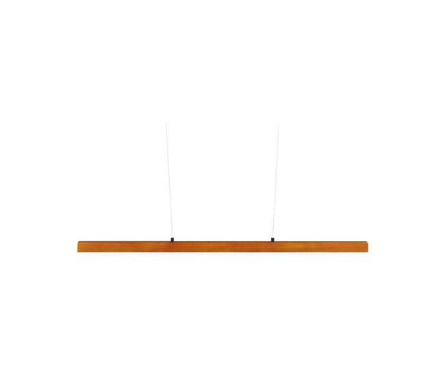 Beliani Lámpara colgante STEWARTS Madera Oscura