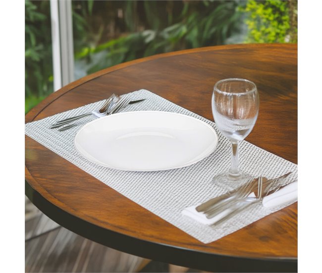 Plato plano Blanco