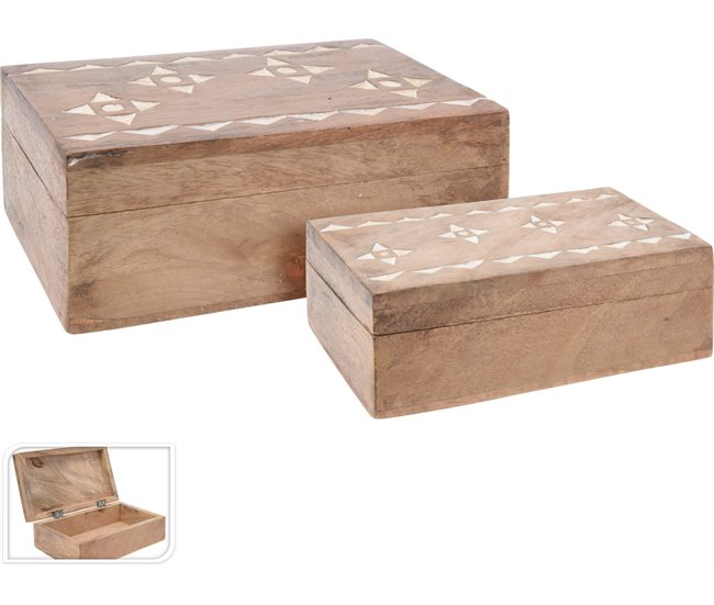 Caja decorativa WUAIRA marca KOOPMAN 